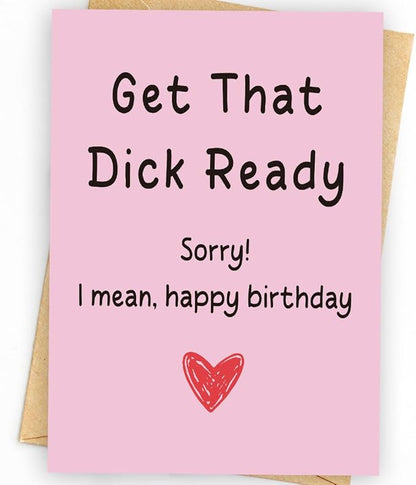 Humorous Birthday Card for Men, Husband, Boyfriend, and Him | Happy Birthday Gifts & Decorations for Men