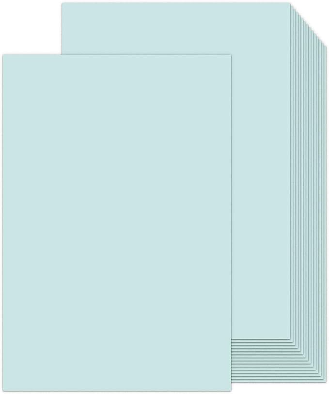 Blue Cover Stock 11x17 100 Sheets Thick Card Stock, Goefun 80lb Heavyweight Legal Size Printer Paper For Arts and Crafts, Posters, Flyers, Menus