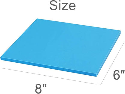 Vanpad Sticky Notes 6x8 in Bright Stickies Colorful Super Sticking Power Memo Pads Strong Adhesive 5 Pads/Pack 28 Sheets/pad