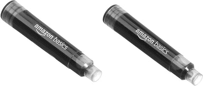 Amazon Basics Refillable Fountain Pen - Fine Point, Black Ink