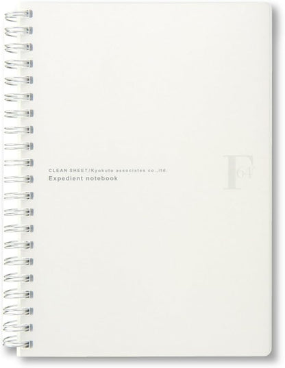 Kyokuto FOBCOOP PTW03B6W Ring Notebook, Plain, B6, White 5