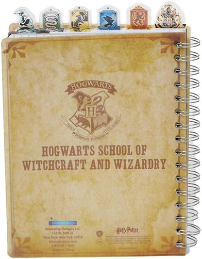Innovative Designs Harry Potter Hogwarts Writing Notebook & Tab Journal for Kids, Teens or Adults