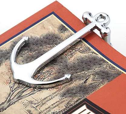 Creative Anchor Bookmark for Reading Hands Free Metal Bookmark Page Holder Book Holder Students Teachers Graduation Gifts School Office Supplies (Rose)