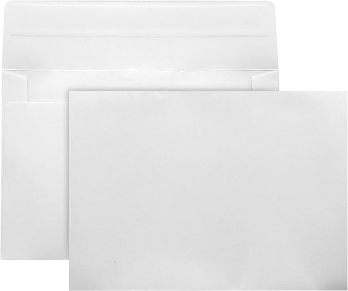 100 Packs White A2 Envelopes,4.4 x 5.75 Envelopes,A2 Envelopes for Invitations,Printable invitation envelope,Photos, postcards, greeting cards, mailings, Wedding Self-sealing Envelopes (white)