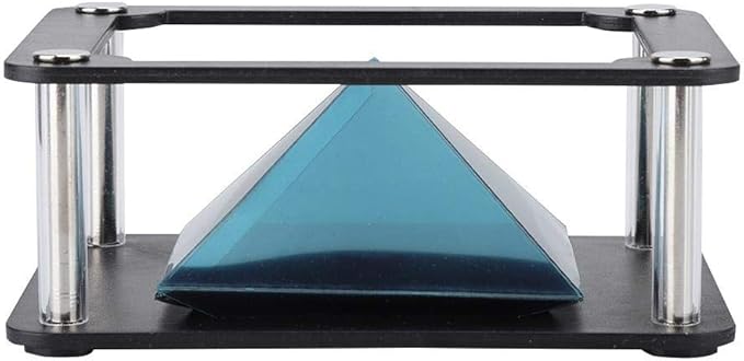 3D Holographic Display Stands,Projector 3.5-6inch Mobile Smartphone Hologram Bracket,360° images Holographic Display Stands Projector,for Ad Display/Cartoon Interaction/Entertainment/Gift