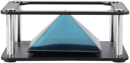 3D Holographic Display Stands,Projector 3.5-6inch Mobile Smartphone Hologram Bracket,360° images Holographic Display Stands Projector,for Ad Display/Cartoon Interaction/Entertainment/Gift