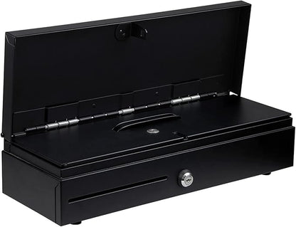 HONEY BEAR Flip-top Cash Drawer with 8 Coins & 6 Bills for POS System Receipt/Thermal Printer,with RJ11 Interface 12V/24V