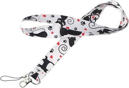 Yiflin Cute Neck Lanyard for Keys, Wallet, Id Card Holder, Cool Keychain Lanyard for Women, Men, Teacher