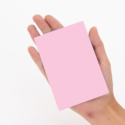 Pink Magnetic Labels (4.8x3.2,Pack of 20) for Whiteboard,Sticky Dry Erase Magnets Fridge,Labeling Lockers,Orgnazing Cabinet