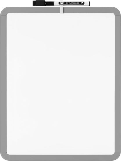 Mr. Pen- Dry Erase Board, 14” x 11” with a Black Dry Erase Marker, Gray Frame, Small White Board, White Board for Kids, White Board for Students, Small Dry Erase Board, Mini White Board
