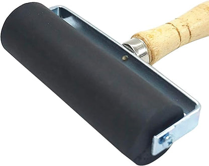 8 Pack Rubber Roller - Brayer Rollers with 3 Size for Crafting Brayer Rollers for Printmaking Brayer Tool Paint Brush Ink Applicator Art Craft Oil Painting Tool 2.4 in,4 in,5.91 in (8 Pack) HRJZF