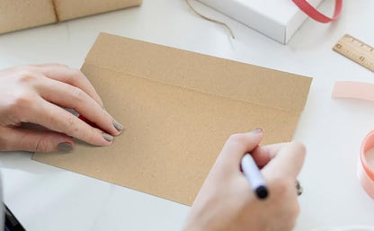 100 Pack Kraft Envelopes,A7 Invitation Envelopes,Wedding, Baby Shower,Brown Kraft Envelopes for Personalize Gift Cards, Birthday Party,5x7 Envelopes for Invitations