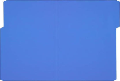 Amazon Basics File Folders, Letter Size, Heavyweight 1/3-Cut Tab Assorted Colors, 50-Pack