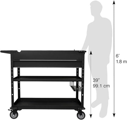 40" Work Cart with Power Tool Holder