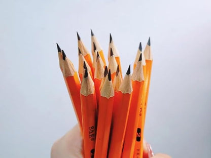 SKKSTATIONERY Half Pencils with Eraser Tops, Golf, Classroom, HB Pew Pencils, Hexagon, Pre-sharpened