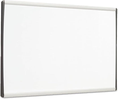 Quartet Dry Erase Board, Magnetic, 30" x 18", Whiteboard, Cubicle, Arc, Aluminum Frame (ARC3018)