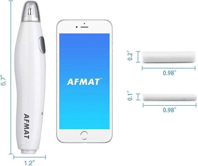 AFMAT Electric Eraser for Artists, 140 Eraser Refills, Rechargeable Electric Eraser for Drawing, Artist Eraser Rechargeable for Drafting, Painting, Sketching, Architectural Plans, Detailer Tool-White