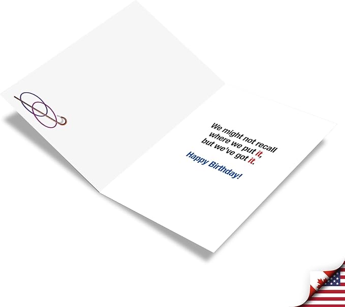 NobleWorks - Funny Birthday Greeting Card with 5 x 7 Inch Envelope (1 Card) Bday Still Got It C9567BDG