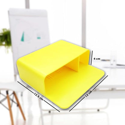 1 Pack Magnetic Marker Holder, Dry Erase Marker Holder Chalk Pen Storage Organizer for Whiteboard/Blackboard, Fridge/Regrigerator, Metal Locker, and Cabinet, (Yellow)