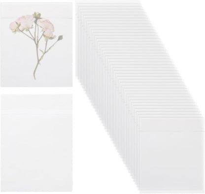 PH PandaHall 60Pcs Glassine Bags Self Seal Glassine Paper Envelopes, Self Adhesive Paper Bag Waxed Paper Storage Bag for Cookie Candy Soap Cards Snacks Food Treat Gift Favor,5.12x3.62inches