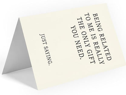 Funny Birthday Card for Brother, Sister, and Nephew | Brother Birthday Card from Sister | Sister Birthday Card from Brother | Happy Bday Card