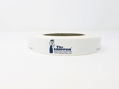 Stops Liquid Leaks, 3/4*6inch, 250 Labels with plastic food bag (100 packs) 3/4inch gripper seal + plastic food bag (100 packs)