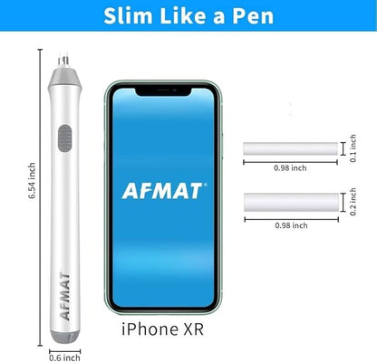 Electric Eraser, Electric Erasers for Artists with 140 Refills, Battery Operated Eraser, Electric Eraser Kit for Drawing, Art, Painting, Sketching, Drafting Pencils, Detailer Tool for Crafting-White