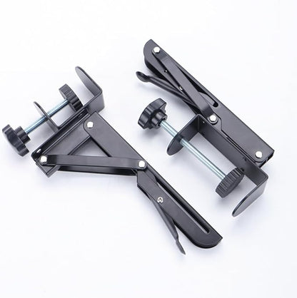 Desk Extender Support Bracket Desktop Extension Board Stand PC Keyboard Holder Arm Rest Tray Extension Plate Support Rack for Desk, 1 Set