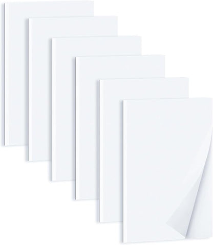 6 Pack Note Pads Memo Pads Small Notepad 50 Sheets 4X6 note pad Scratch Pads for Writing Blank Scratch Pads (6)