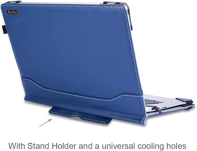 Protective Case Cover Compatible with Dell Inspiron 13 5370 5368 5378 5379 13.3 inch Notebook Sleeve PU Leather Stand Hard Protective Skin