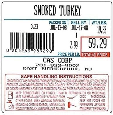 LST-8040 Printing Scale Label, 58 x 60 mm, UPC/Safe Handling 36 Rolls Per Case, Lower Price Than 12 Rolls