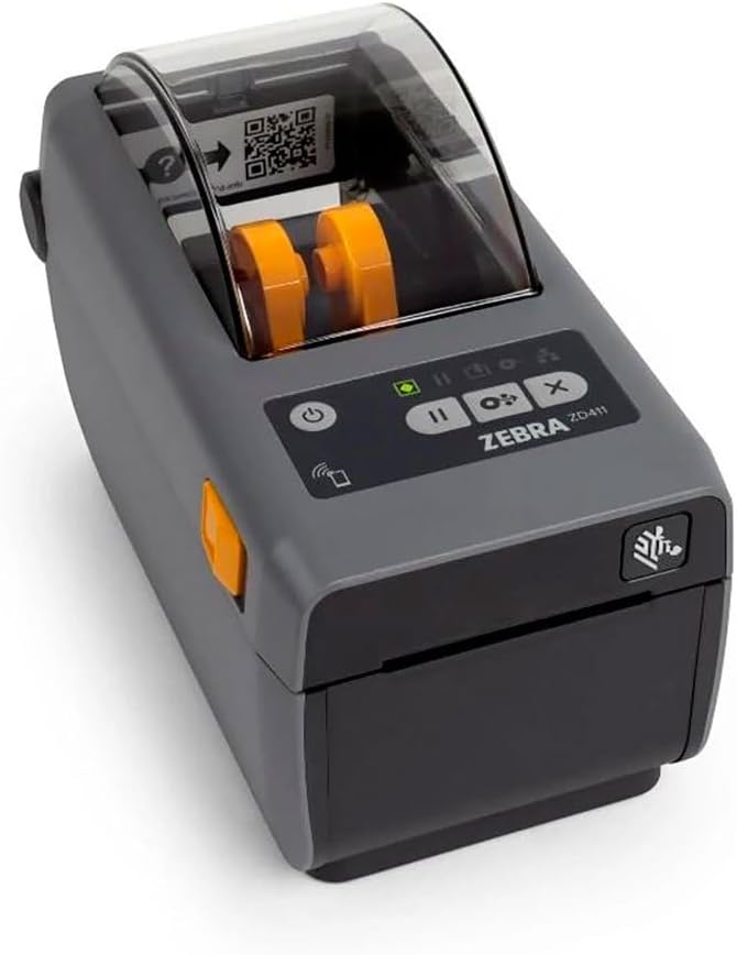 Zebra ZD411 (Zebra ZD410 Replacement) Direct Thermal Zebra Label Printer | 203 DPI | ZD4A022-D01M00EZ | USB, USB Host, Modular Connectivity Slot, BTLE5, EZPL | 2 in Width | Includes Jetset Software