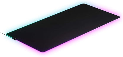 SteelSeries QcK Prism RGB Gaming Mouse Pad - 3XL Cloth - Optimized For Gaming Sensors - Maximum Control