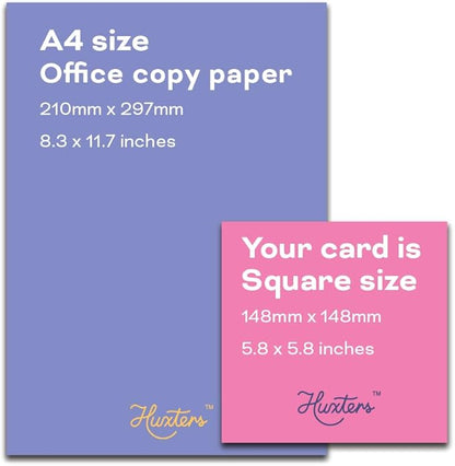 Huxters Birthday Card from the Dog – Pomeranian - Happy Birthday to Dog Mum and Dog Dad – Birthday Card from the Dog to Friends Family First Birthday (Pomeranian)