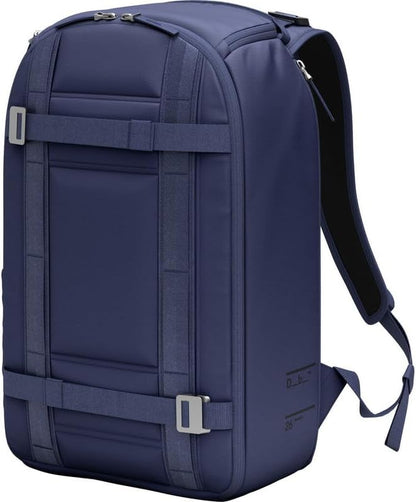 Db Journey Ramverk Backpack - Durable Travel Backpack with Laptop Compartment & Pockets for Work, Luggage Backpack with Roller Bag Hook Up System, 26L - Blue Hour