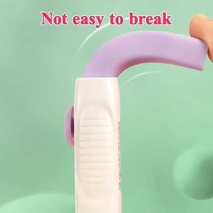 M&G 4+1 Pack Rubber Erasers Sliding Retractable Eraser, Soft Cute Erasers Push Pull Large Pencil Eraser with Plastic Sleeve 4 Refill Eraser for Students Kids, School Office Home Supplies (Purple)