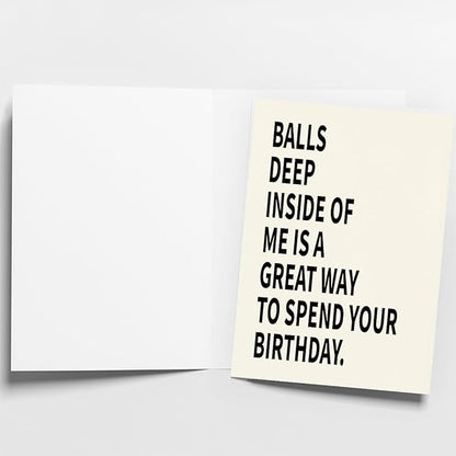 Naughty Birthday Card for Men, Husband, Boyfriend, and Him | Happy Birthday Gifts & Decorations for Men
