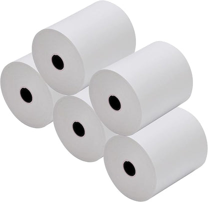 FungLam Thermal Receipt Paper Rolls 3-1/8" x 119' Thermal Paper Cash Register POS Receipt Paper (50 Rolls)