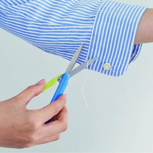 PLUS 34-572 Scissors Portable Type Fit Cut Curve Twiggy White Slim Form