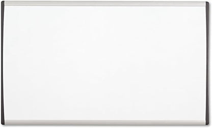 Quartet Dry Erase Board, Magnetic, 30" x 18", Whiteboard, Cubicle, Arc, Aluminum Frame (ARC3018)