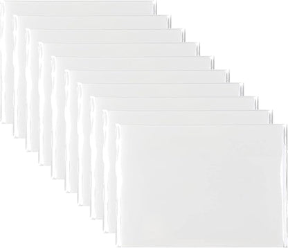 Transparent Sticky Notes Pad 3x4 Inch, Clear Sticky Notes for Books Message Reminder, Waterproof self-Adhesive Translucent Sticky Notes, 10 Packs 500 Sheets