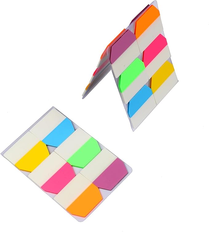 Sticky Index Tabs 1 Inch Page Markers Flags Page Notes Sticker Page Tabs Sticky Tabs for Binders Bookmarks Notebooks File (360pcs)