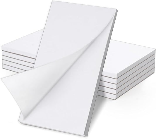 Joyberg Notepads 4x6, 6 Blank Note Pads 4x6, 50 Sheets Each, Blank Notepad for Home, Office, and School for Writing Notes, Shopping Lists, and to-do Lists in Everyday Life
