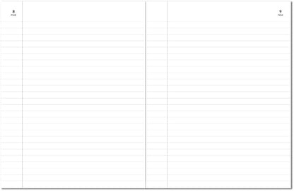 BookFactory Exam Blue Book Blue Exam Booklet Test (100 Pack) (Ruled Format - 8.5" x 11" - 16 Numbered Pages) Saddle Stitched (LAB-016-7RSS (Exam Book) 100 Pack)