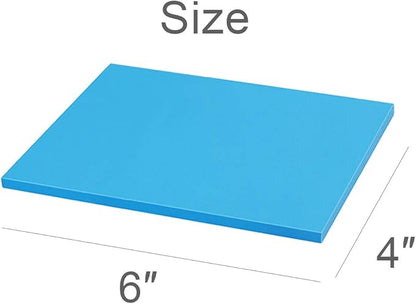 Vanpad Sticky Notes 4x6 in Bright Stickies Colorful Super Sticking Power Memo Pads Strong Adhesive 6 Pads/Pack 48 Sheets/pad