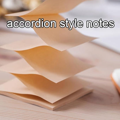 (16 Pack) Pop Up Sticky Notes 3x3 in Post Accordion Stickies Super Sticking Power Memo Pads Vintage Colors