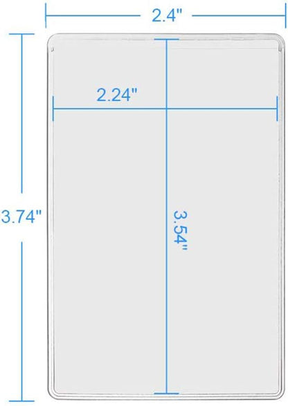 Waterproof New Medicare Card Holder Protector Sleeve for Credit Card License ID Business Card and Social Security Card Protector,6 Pack