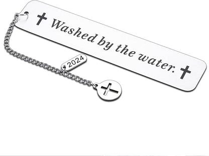 Baptism Gifts for Adults, Adult Baptism Gifts for Women Men, Catholic Baptism Gifts for Boys Girls, Christian Bookmarks for Women, First Bible Gifts for Son, Baptismal Christening Gift