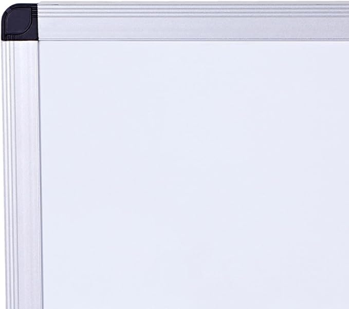 VIZ-PRO Dry Erase Board/Whiteboard, Non-Magnetic, Pack of 2, 72 x 40 Inches, Wall Mounted Board for School Office and Home
