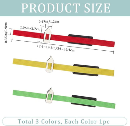 CRASPIRE 3Pcs Elastic Bookmarks for Any Books Iron Arrow Clasp Book Marker Stainless Steel Book Darts Never Lose Your Mark Reading Page Tags for Women Men Book Lovers Students Teachers